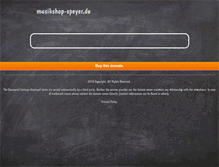 Tablet Screenshot of musikshop-speyer.de